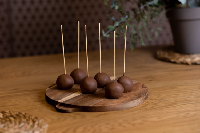 Cake pop | Bolas de bizcocho de avellana