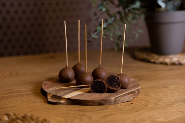 Cake pop | Bolas de bizcocho de avellana