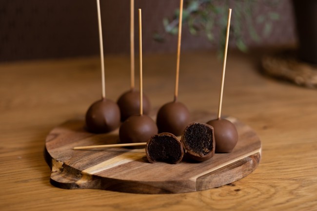 Cake pop | Bolas de bizcocho de avellana