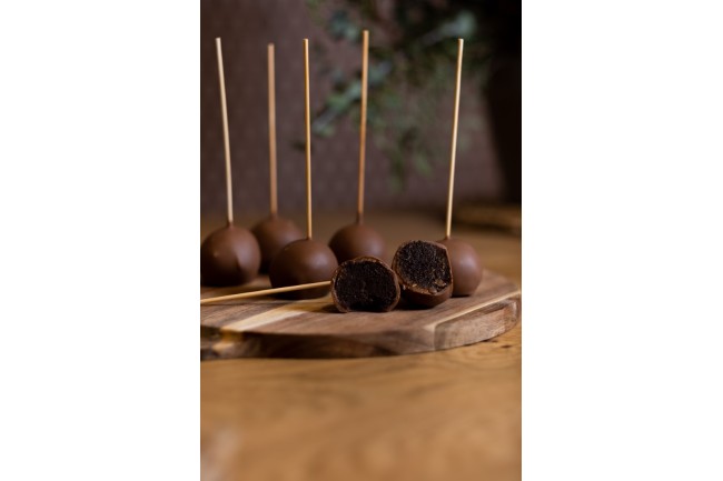 Cake pop | Bolas de bizcocho de avellana