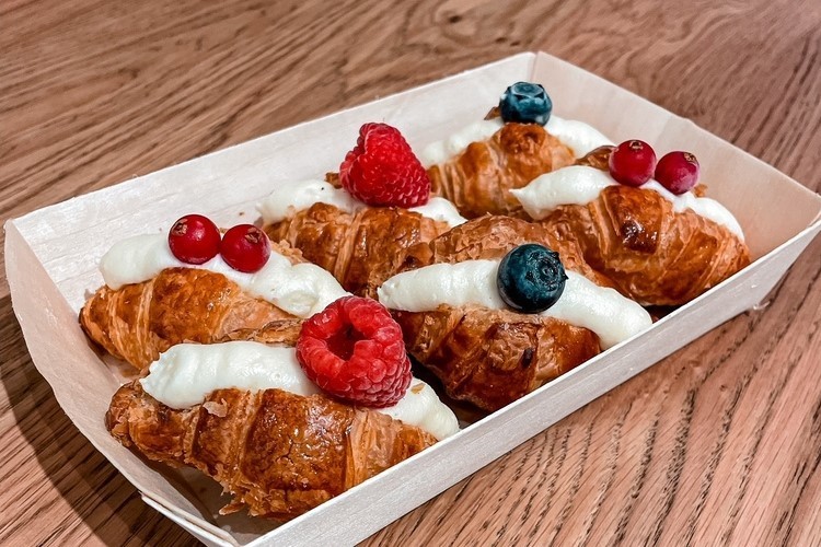 Croissant de cheesecake